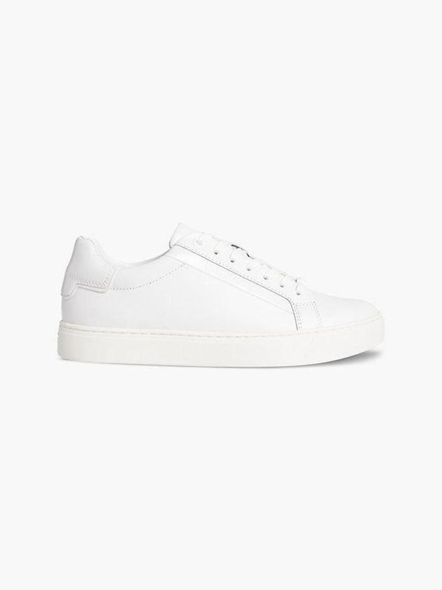 Calvin Klein USA Leather Womens Sneakers White 3805216-HE